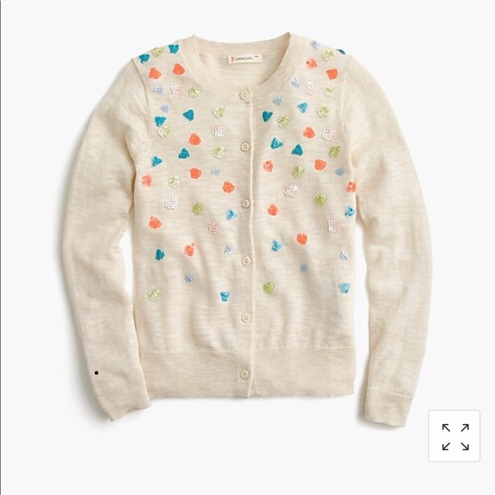 Girl sequin confetti sweater
